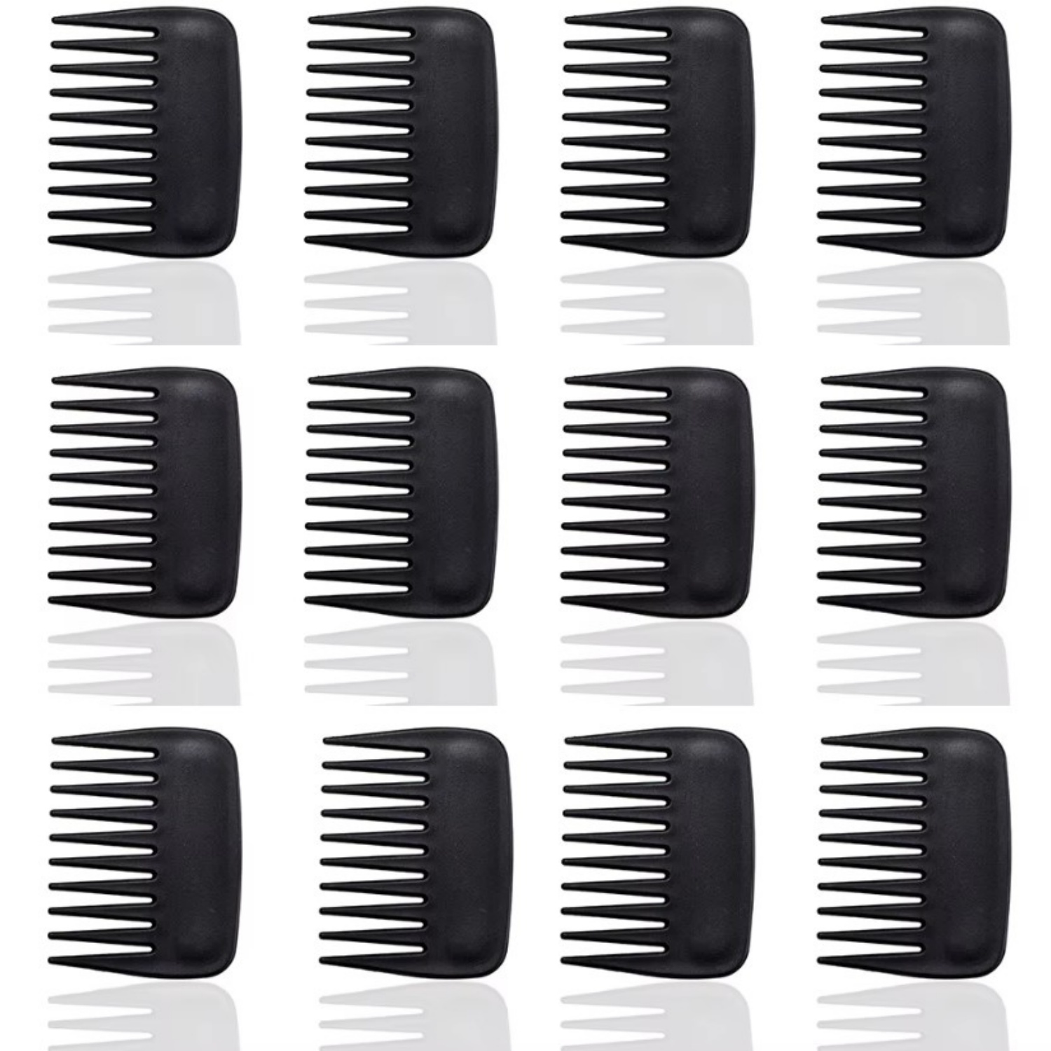 Detangling Wide Comb - Nuovo 12 pezzi pettine in plastica