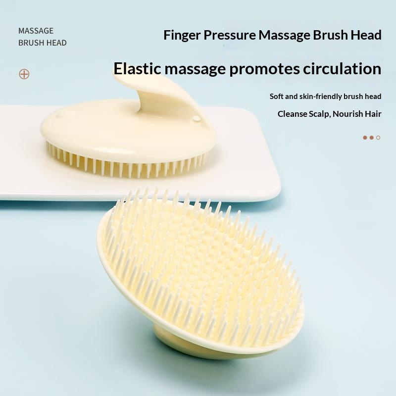 Hair Care Salon - Spazzola Massaggiante in Silicone Morbido per