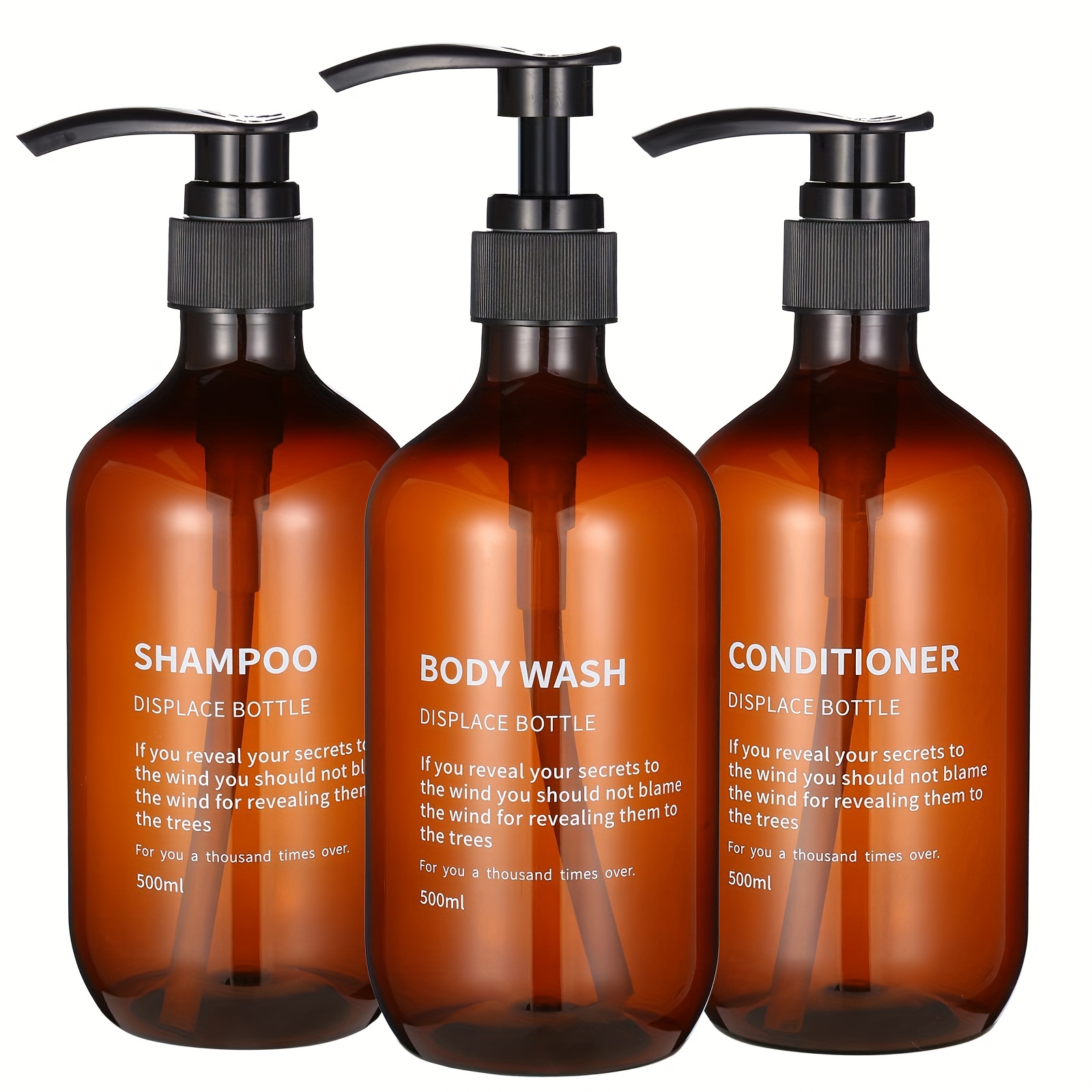 Hair Care Conditioner - Set di dispenser per shampoo balsamo