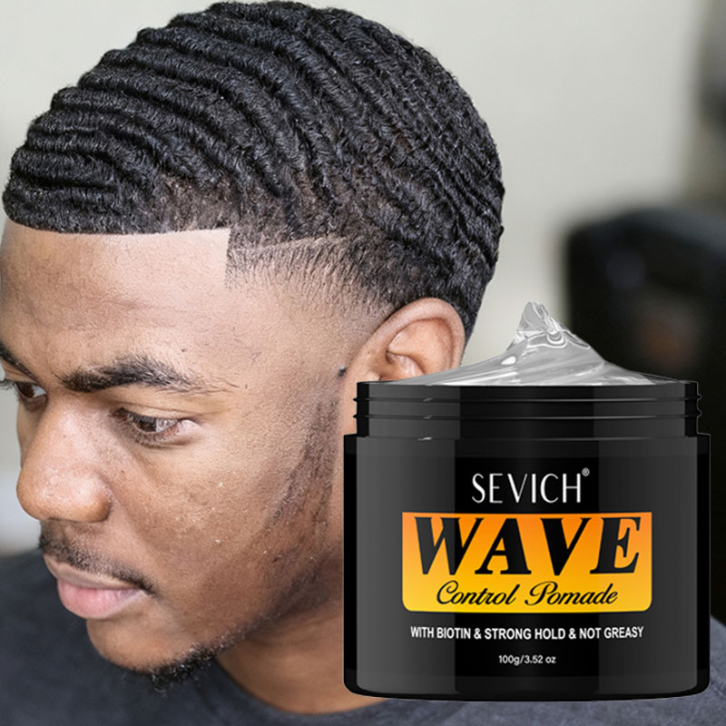 Edge Control Gel - Pomata Deep Wave per Uomini Afroamericani,