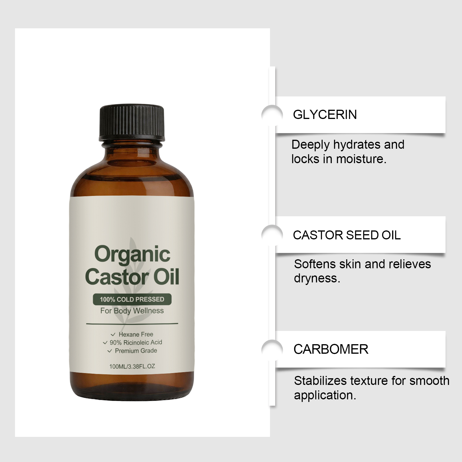 Olio di Ricino Biologico Press - Castor Oil Cold Press recensione e prezzo
