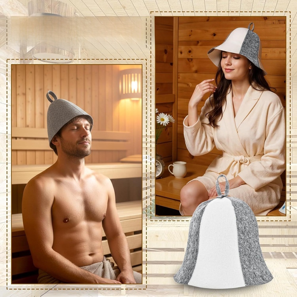 Cappello da sauna grigio per l - Hair Care Daily Routine recensione e prezzo